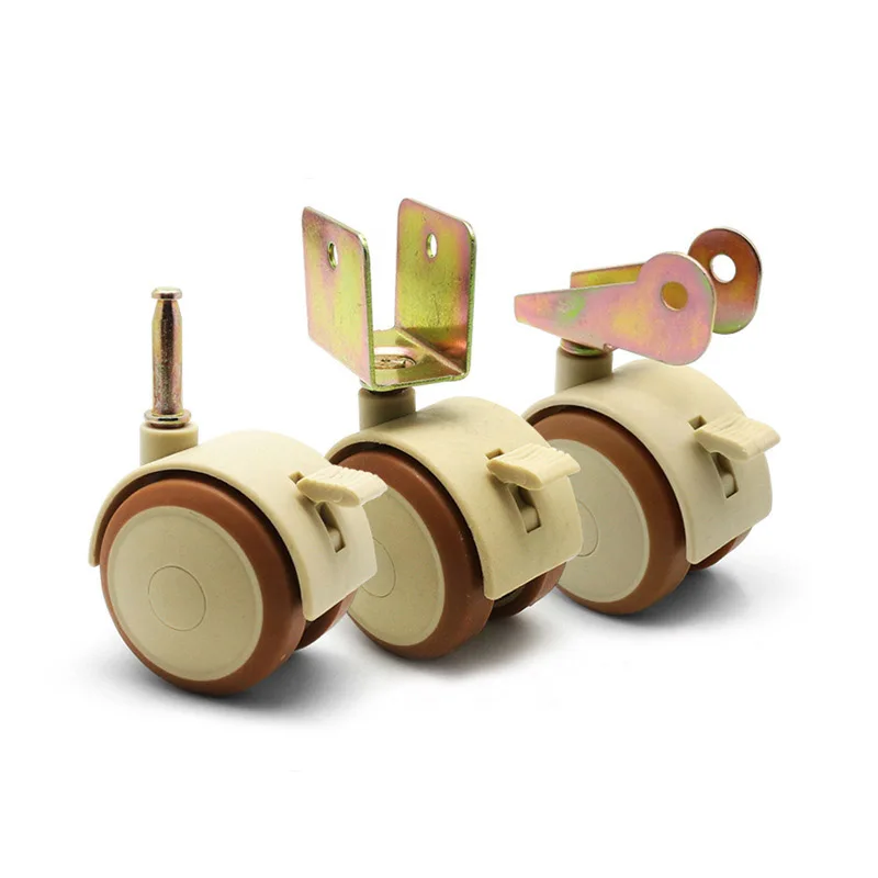 4 個 2 インチ家具ベビーベッドスイベルキャスターキャビネ - Baby Nursery Trolley のレビューと価格