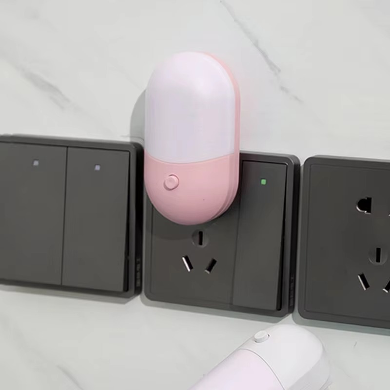 コンセント式のミニナイトライト。寝室、ベビーベッドルーム、リ - Baby Nursery Wall Lights のレビューと価格