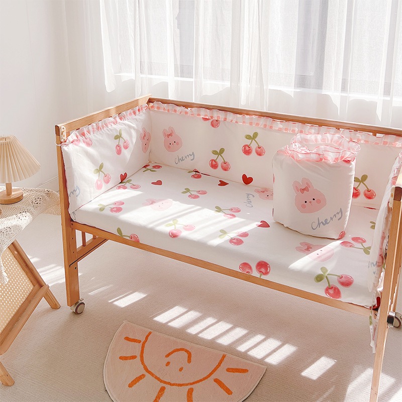 5 個ベビーベッド寝具セット女の子ベビー寝具ベビーベッドセッ - Baby Nursery Boy のレビューと価格